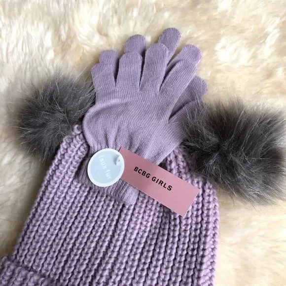 BCBG Girls Beanie and Glove Set - Picture 3 of 3